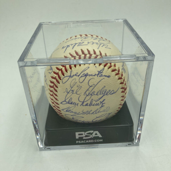 Beautiful 1960 Los Angeles Dodgers Team-Signed Baseball Sandy Koufax PSA DNA