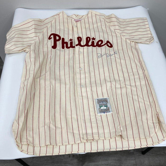 Robin Roberts Signed Authentic Mitchell & Ness Philadelphia Phillies Jersey JSA