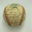 1974 Oakland A’s World Series Champs Team Signed Baseball JSA COA