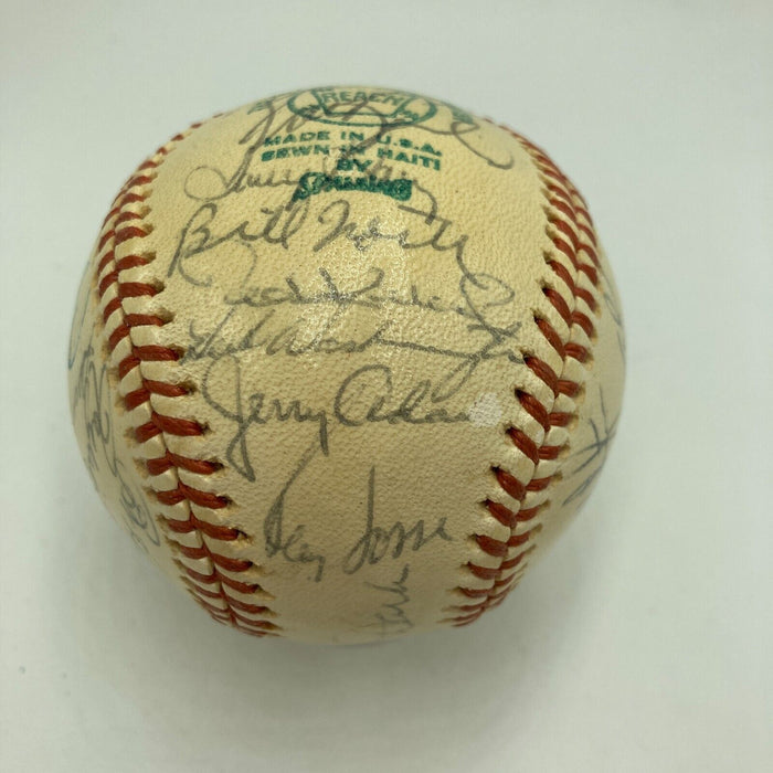 1974 Oakland A’s World Series Champs Team Signed Baseball JSA COA