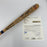 Beautiful Hall Of Fame Multi Signed Cooperstown Baseball Bat W/Inscriptions JSA