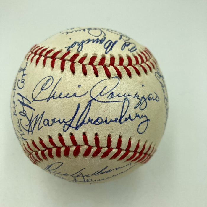 1962 New York Mets Inaugural Season Team Signed Baseball PSA DNA COA