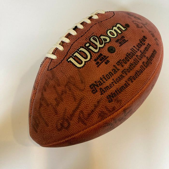 1994 New York Giants Team Signed Wilson Official NFL Football