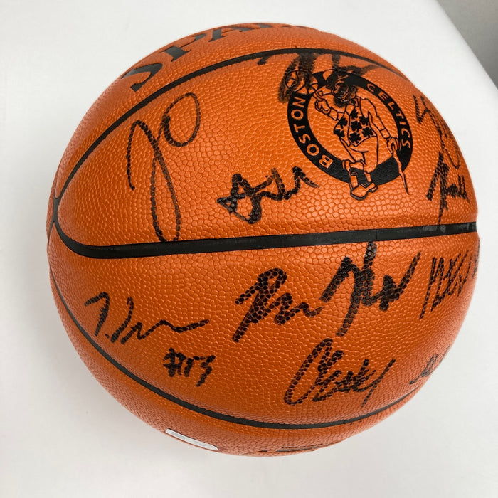 2020–21 Boston Celtics Team Signed Basketball 14 Sigs Jayson Tatum Beckett COA
