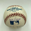 Duke Snider Signed Heavily Inscribed Career STAT Baseball Reggie Jackson COA