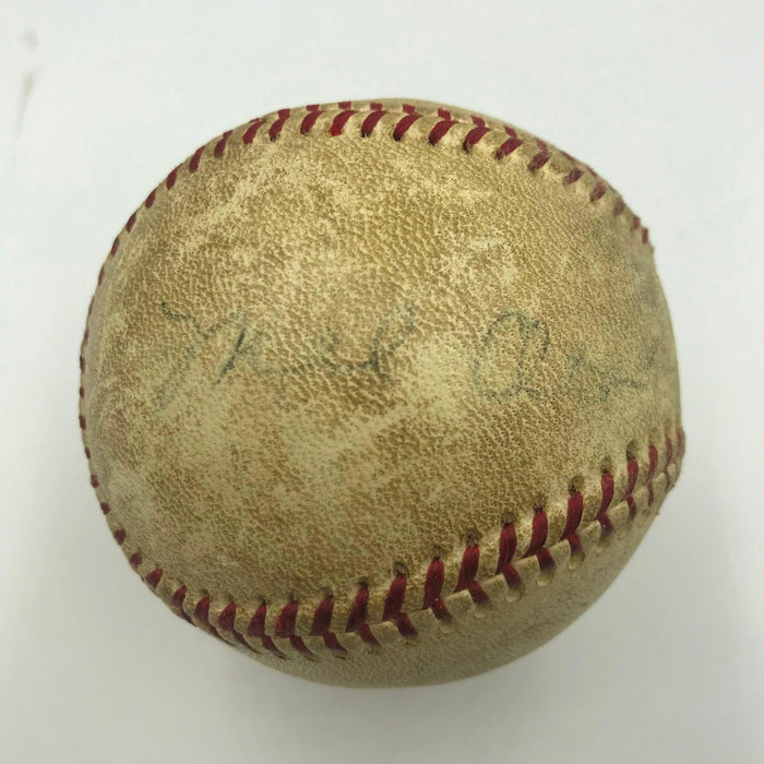 Mel Ott Single Signed Official National League Baseball With PSA DNA COA