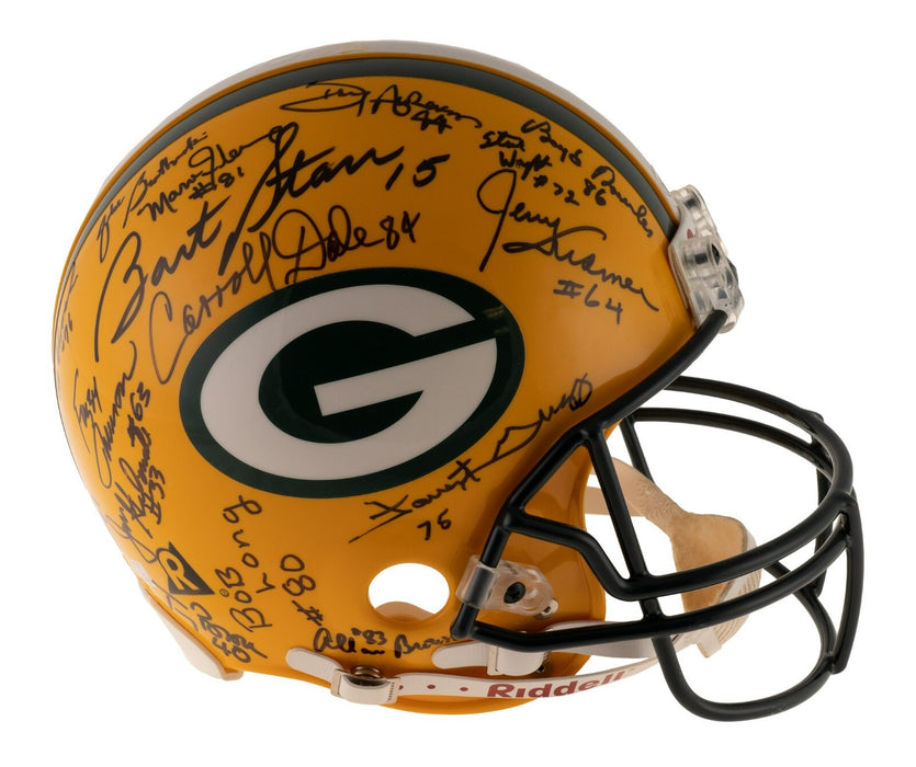 1966 Green Bay Packers Super Bowl 1 Champs Team Signed Authentic Helmet JSA COA