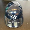 Stunning Joe Dimaggio Signed New York Yankees Game Model Helmet JSA MINT 9