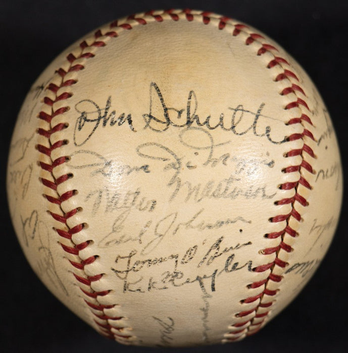 Ted Williams 1949 Boston Red Sox Team-Signed American League Baseball PSA DNA