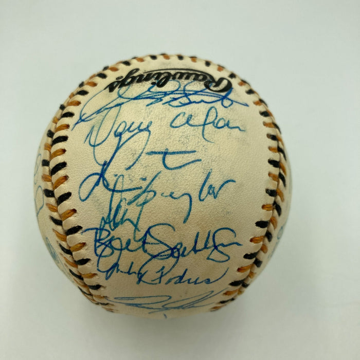 1994 All Star Game National League Team Signed Baseball Barry Bonds PSA DNA COA