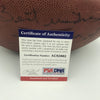 1970's Forrest Gregg Packers Signed Autographed NFL Wilson Football PSA DNA COA