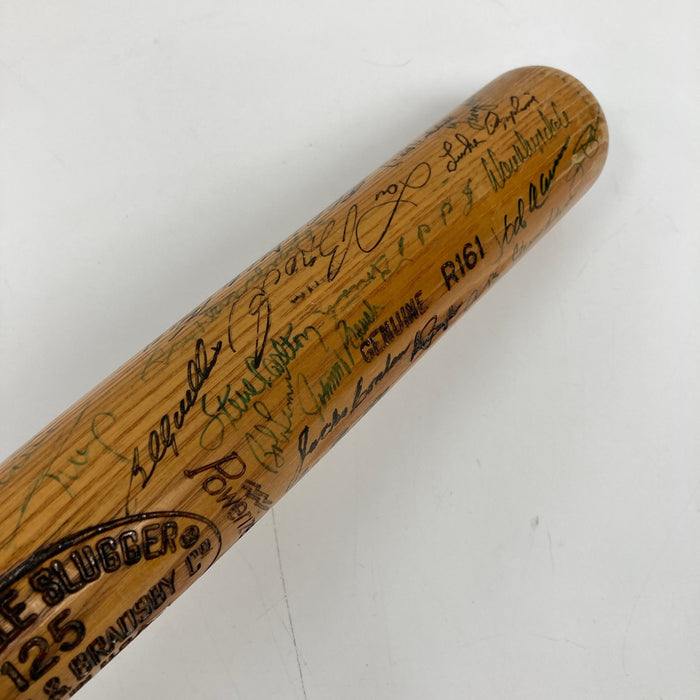 Mickey Mantle Ted Williams Willie Mays 58 Sigs Hall Of Fame Multi Signed Bat BAS