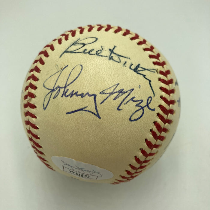 1970's HOF Multi Signed Baseball Lloyd Waner Stan Musial Ernie Banks JSA