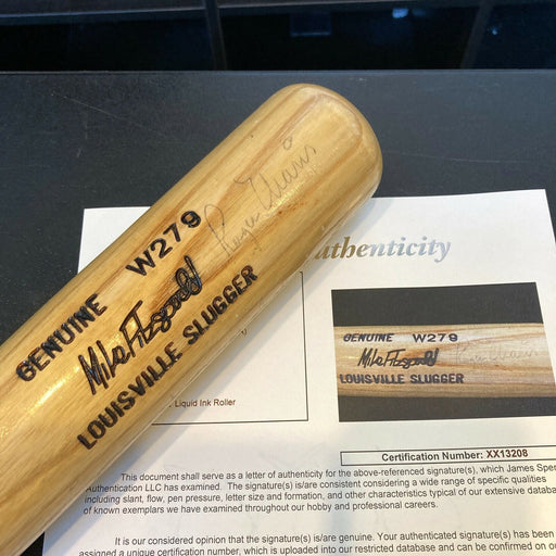Mickey Mantle & Roger Maris Signed Autographed Baseball Bat With JSA COA