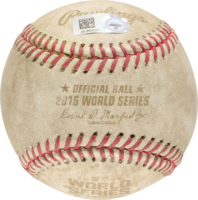 2016 World Series Game 3 Game Used Baseball MLB Authentic Hologram Chicago Cubs