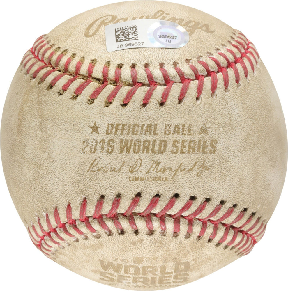 2016 World Series Game 3 Game Used Baseball MLB Authentic Hologram Chicago Cubs