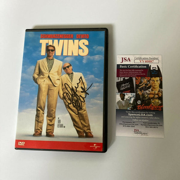 Danny Devito Signed Twins DVD Movie JSA COA