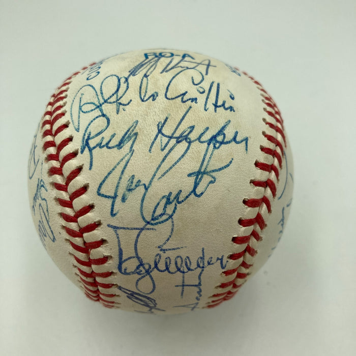 1992 Toronto Blue Jays World Series Champs Team Signed Baseball JSA COA