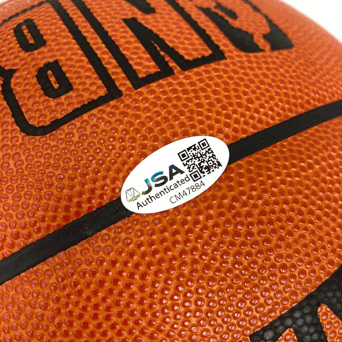 George Mikan & Bill Walton Signed Spalding Official NBA Basketball JSA COA