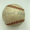 1935 James J. Braddock Single Signed Baseball "Cinderella Man" Boxing JSA COA