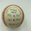 Frank Robinson Signed Heavily Inscribed Career STAT Baseball Reggie Jackson COA