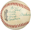 Beautiful Wahoo Sam Crawford Single Signed Baseball PSA DNA COA