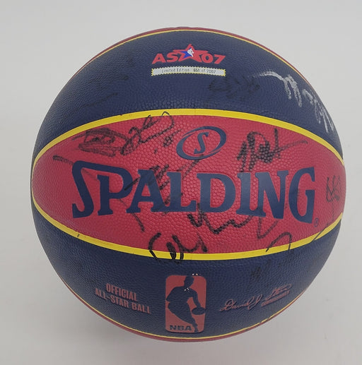 Lebron James 2007 All Star Game Multi Signed Basketball 28 Sigs Beckett COA