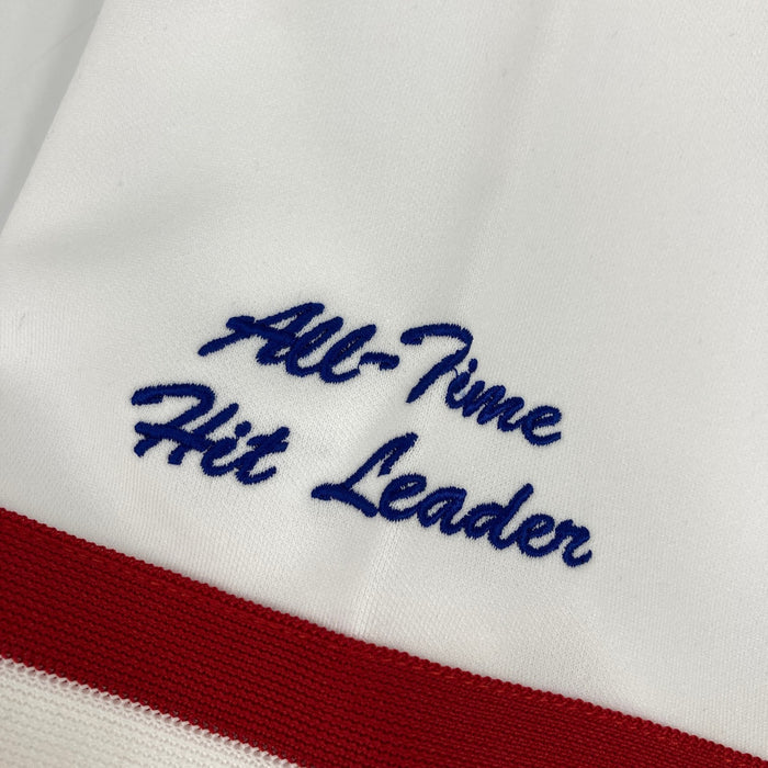 Pete Rose "Hit King #4256 Charlie Hustle" Signed Cincinnati Reds Jersey JSA COA
