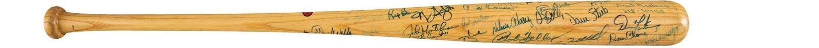 The Most Complete No Hitter Pitchers Signed Bat 49 Sigs! Tom Seaver With SGC COA