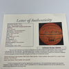 1962-1963 Boston Celtics NBA Champs Team Signed Basketball Bill Russell JSA COA