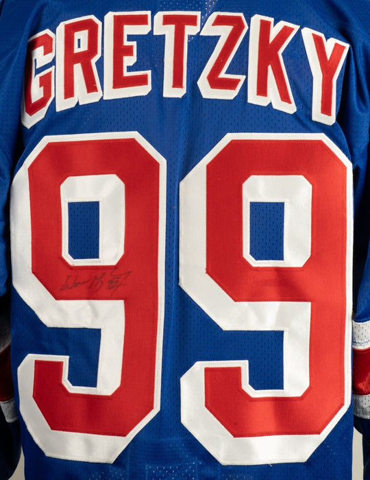 Wayne Gretzky Signed New York Rangers Authentic Game Model Jersey JSA COA