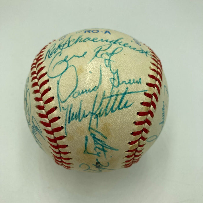 1982 St. Louis Cardinals World Series Champs Team Signed Baseball JSA COA