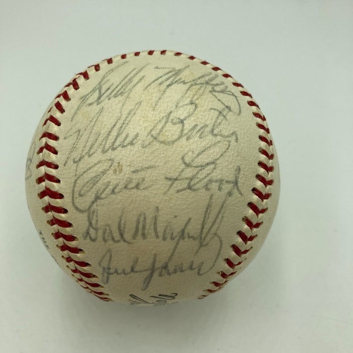 1967 St. Louis Cardinals World Series Champs Team Signed Baseball JSA COA