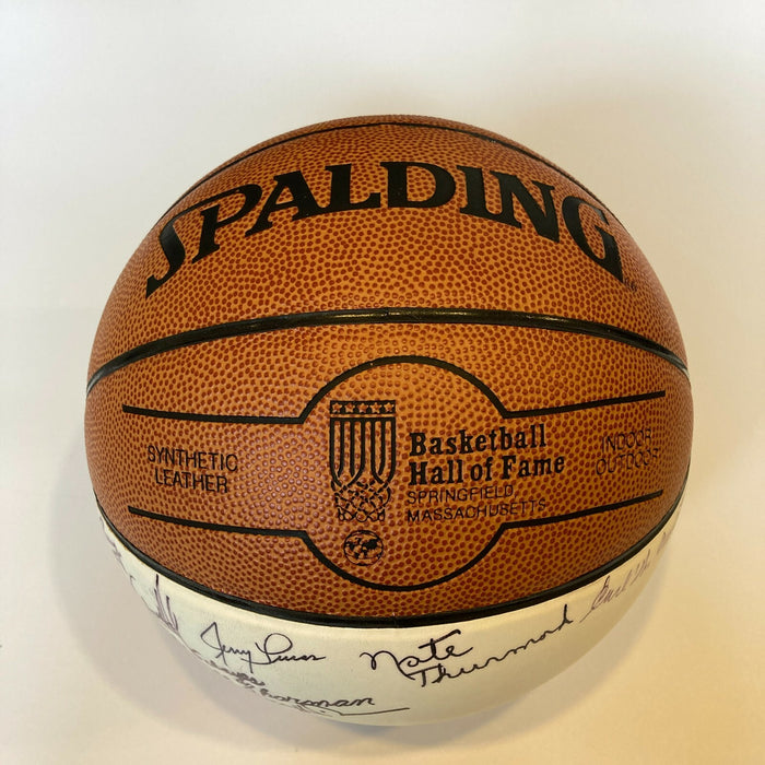 NBA Legends Signed HOF Induction Basketball Earl Monroe Schayes Heinsohn Sharman