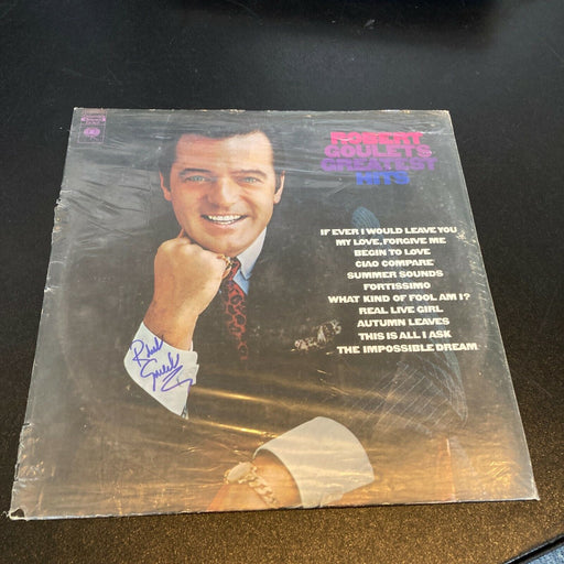 Robert Goulet Signed Autographed Vintage LP Record
