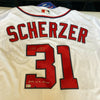 Max Scherzer 2019 W.S. Champs Signed Washington Nationals Jersey MLB Authentic