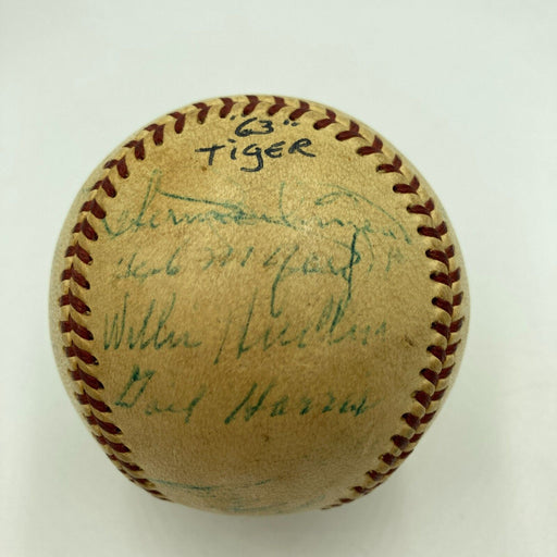 1963 Detroit Tigers Team Signed Official American League Baseball