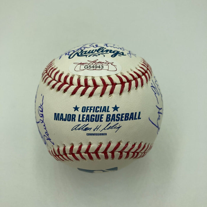 1977 New York Yankees World Series Champs Team Signed MLB Baseball JSA COA