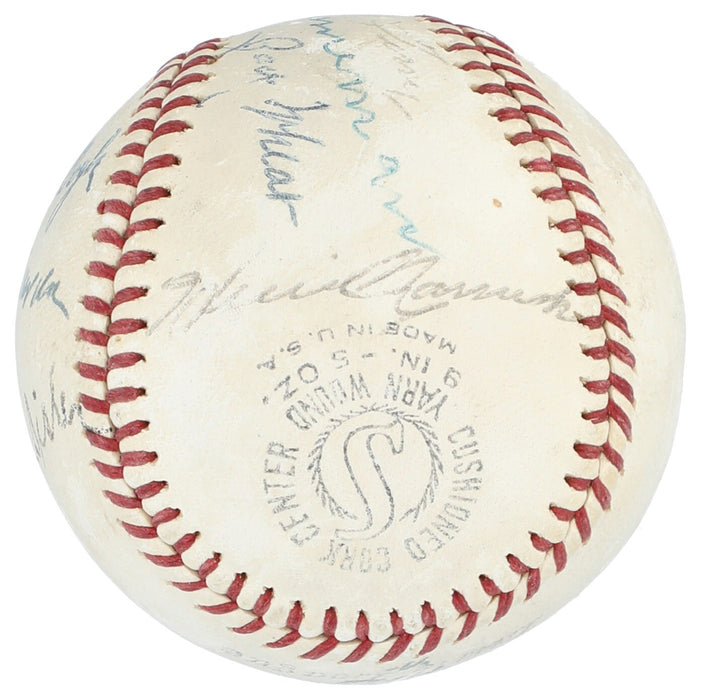 George Sisler Goose Goslin Heinie Zimmerman Zack Wheat Signed Baseball Beckett