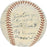 1956 New York Yankees World Series Champs Team Signed Baseball Mickey Mantle JSA