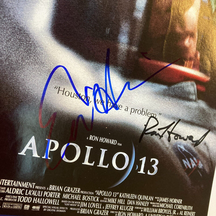 Ed Harris & Ron Howard Signed Autographed Apollo 13 Movie Poster JSA COA