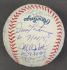 RARE Perfect Game Pitchers Signed Baseball Complete With 17 Sigs Beckett COA