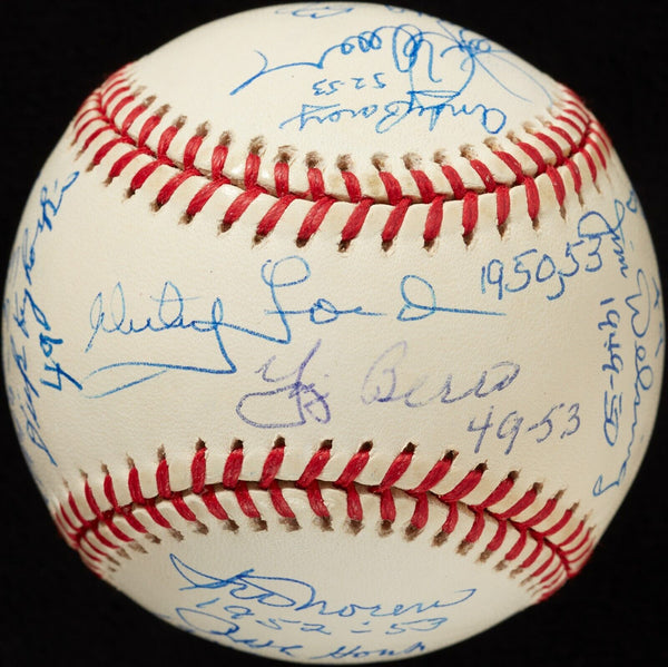 1949-1953 New York Yankees World Series Champs Multi Signed Baseball JSA COA