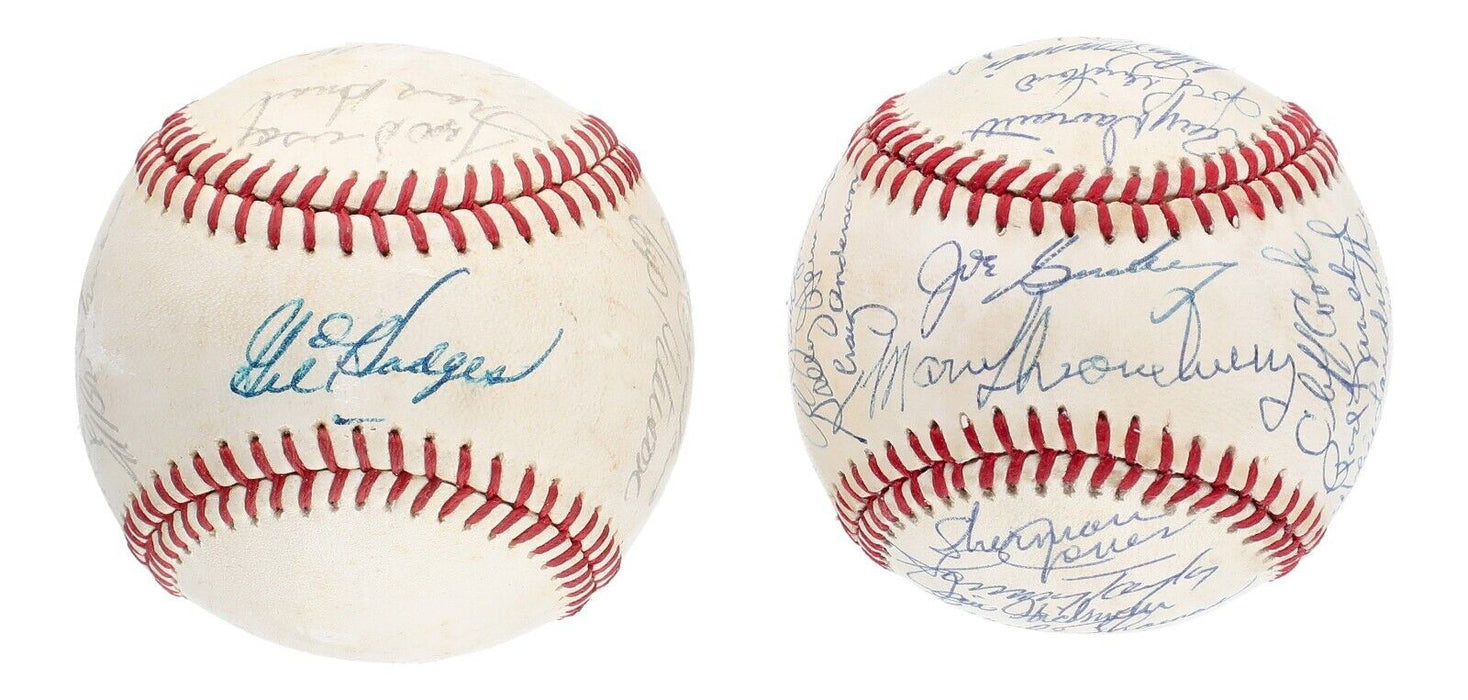 1962 New York Mets Inaugural Team Signed Baseball Collection 46 Balls JSA COA