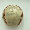 1965 Chicago Cubs Team Signed Vintage Wilson Baseball Ernie Banks JSA COA