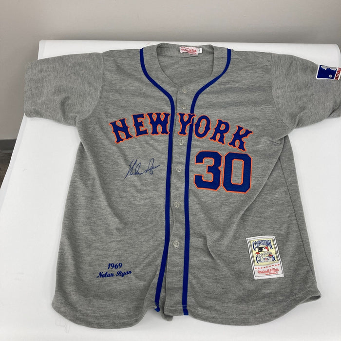 Nolan Ryan Signed 1969 New York Mets Mitchell & Ness Jersey PSA DNA