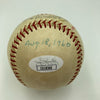 Lew Burdette 1960 No Hitter Signed Game Used National League Baseball JSA COA