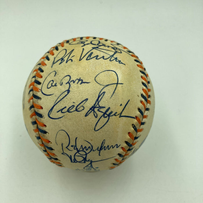 1992 All Star Game Team Signed Baseball Kirby Puckett Cal Ripken Jr. JSA COA