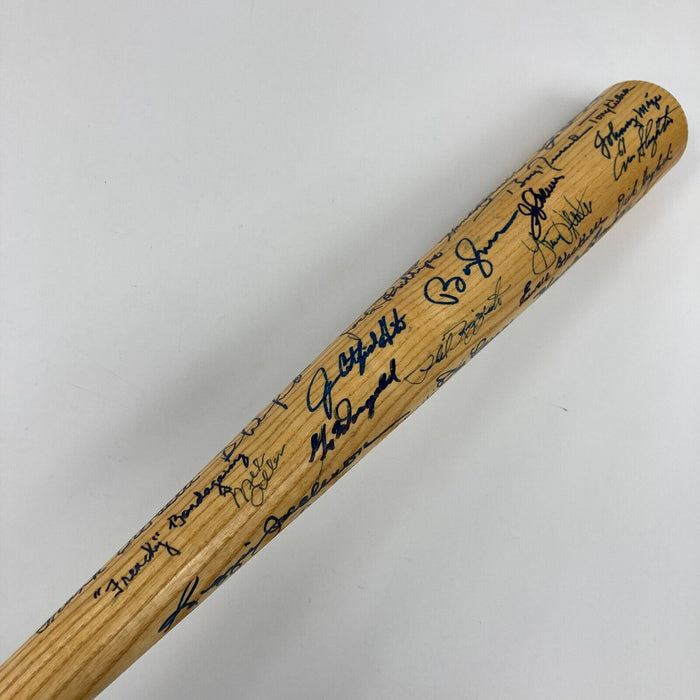 New York Yankees Hall Of Famers & Legends Signed Baseball Bat 40+ Sigs JSA COA