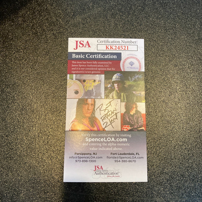 1988 NBA HOF Induction Class Signed Basketball Miller Unseld Lovellette JSA COA